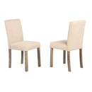 Modern Dining Table Set With Upholstered Chairs For Dining Room