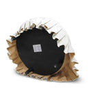 Luciana - Tufted Cocktail Ottoman With Skirt - Antique White