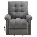 Pecos - Power Motion Lift Chair - 15337-2 Ribbit Charcoal