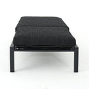 Modern Chaise Lounge With Wate Resistant Fabric Cushions