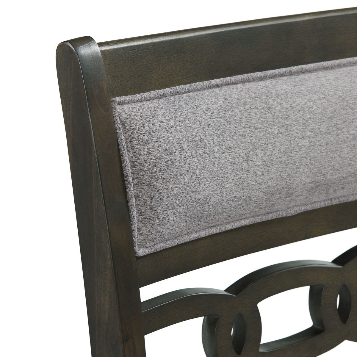 Amherst Counter Side Chair With Cushion (Set of 2) in Dark Gray by Elements International, view 19