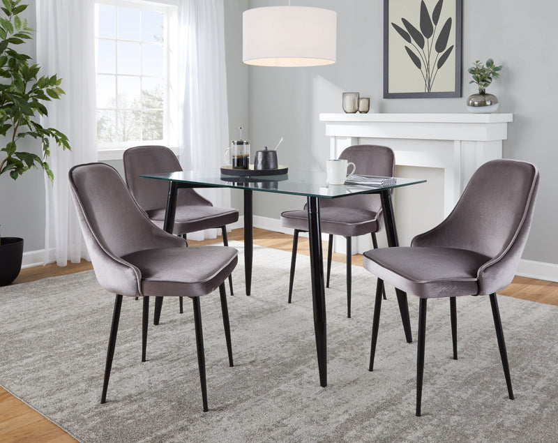 Clara Giovani - 5 Piece Contemporary Dining Set