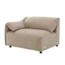 Veata - Sectional Sofa - Light Brown Suede