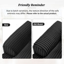 Oversized Sectional Sofa U - Shaped Sofa Couch Modern Sofa Upholstered In Soft Corduroy With A Chaise Lounge For Living Room