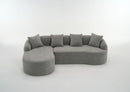 Combined Sofa With 4 Pillows