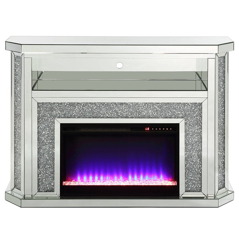 Noralie - Fireplace - Mirrored - 39" - Atlantic Fine Furniture Inc