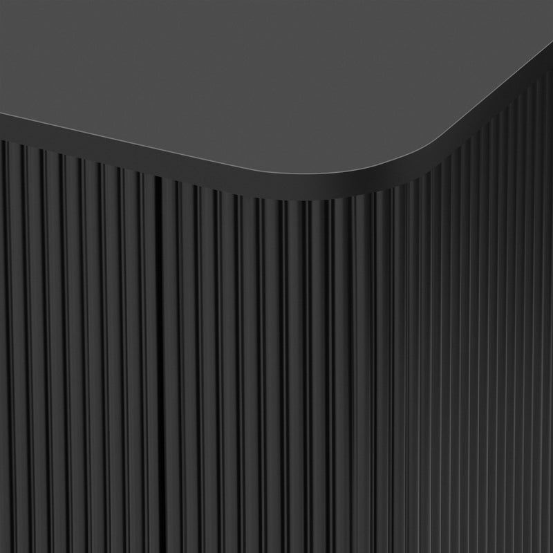 Minimalist TV Stand For TVs Up To 85", Modern Entertainment Center Media Console With 4 Spacious Cabinets For Living Room