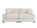 4 Seater Oversized Sectional Sofa With 2 Ottoman And 2 Pillows