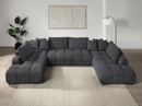 Chosen - Sectional Sofa With Toss Pillows And Chaise