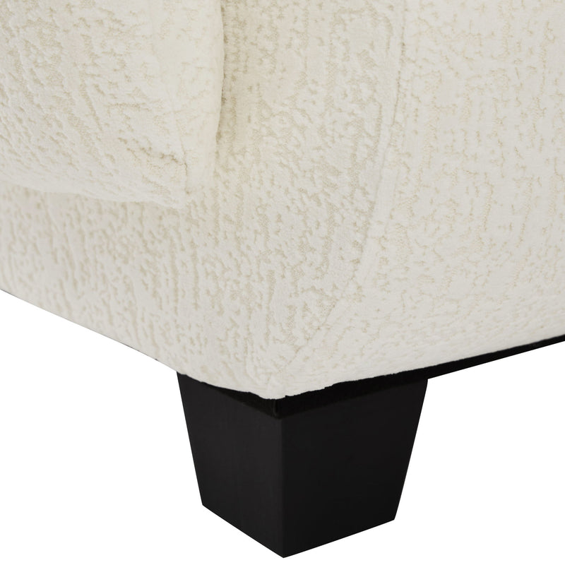 3 Seater Sofa Couch With Curved Armrests