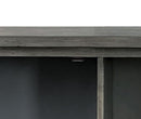 Velika - Weathered Console Table With 1 Open Compartment Storage - Gray