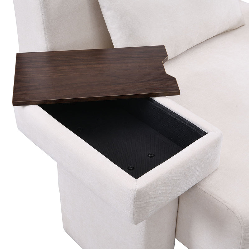 Modern Oversized Armchair With Soft Cushion For Living Room