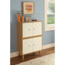 Anita - Cabinet - Natural & White - Atlantic Fine Furniture Inc