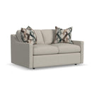 Sky - Upholstered Loveseat - Light Gray - Atlantic Fine Furniture Inc