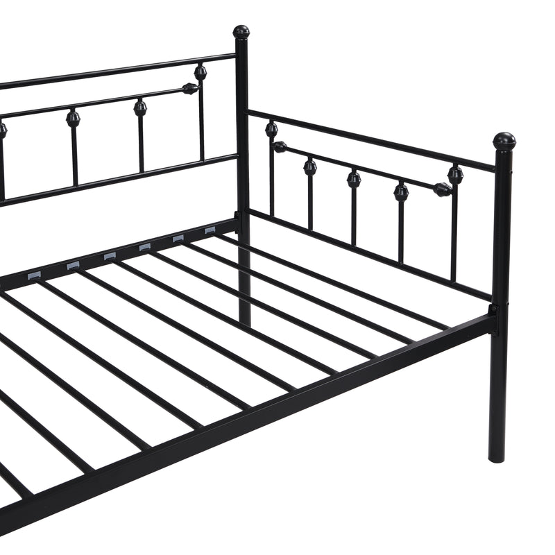 Twin Daybed With Trundle - Black