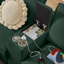 Modern U-Shaped Sectional Sofa Bed With Storage