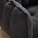 Soft Chenille Bean Bag Chair With High Resilient Foam
