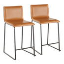 Mara - Upholstered Contemporary Counter Stool (Set of 2)