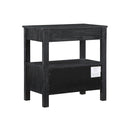 Danielle - 2 Drawer Nightstand With Knobs - Black
