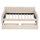 Upholstered Daybed With Slat Support