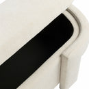 Versatile Storage Ottoman Bench, Spacious & Durable - Beige