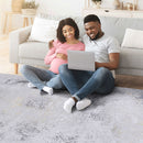 Maval - Abstract Washable Area Rug