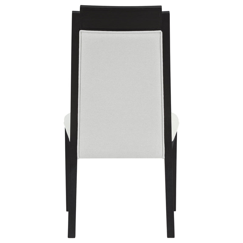 Dining Side Chair (Set of 2) - Black / Ivory