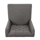 Sophisticated Tufted Dining Chair With High Back Design