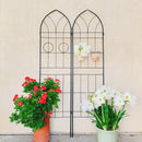 Metal Garden Trellis Rustproof Trellis For Climbing Plant, Outdoor Flower Support