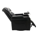 270 Degree Swivel Power Recliner With Tray Table, Phone Holder, Cup Holder, USB Port