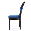 French Country Inspired Dining Chair With Iconic Round Backrest