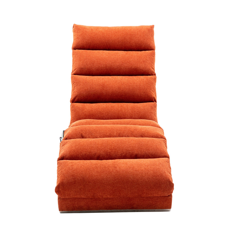 Massage Chaise Lounge Indoor With Remote Control, Ergonomic Electric Massage Lounger