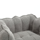 Soft Chenille Bean Bag Chair With High Resilient Foam
