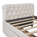 Upholstered Daybed, Wood Slat Support