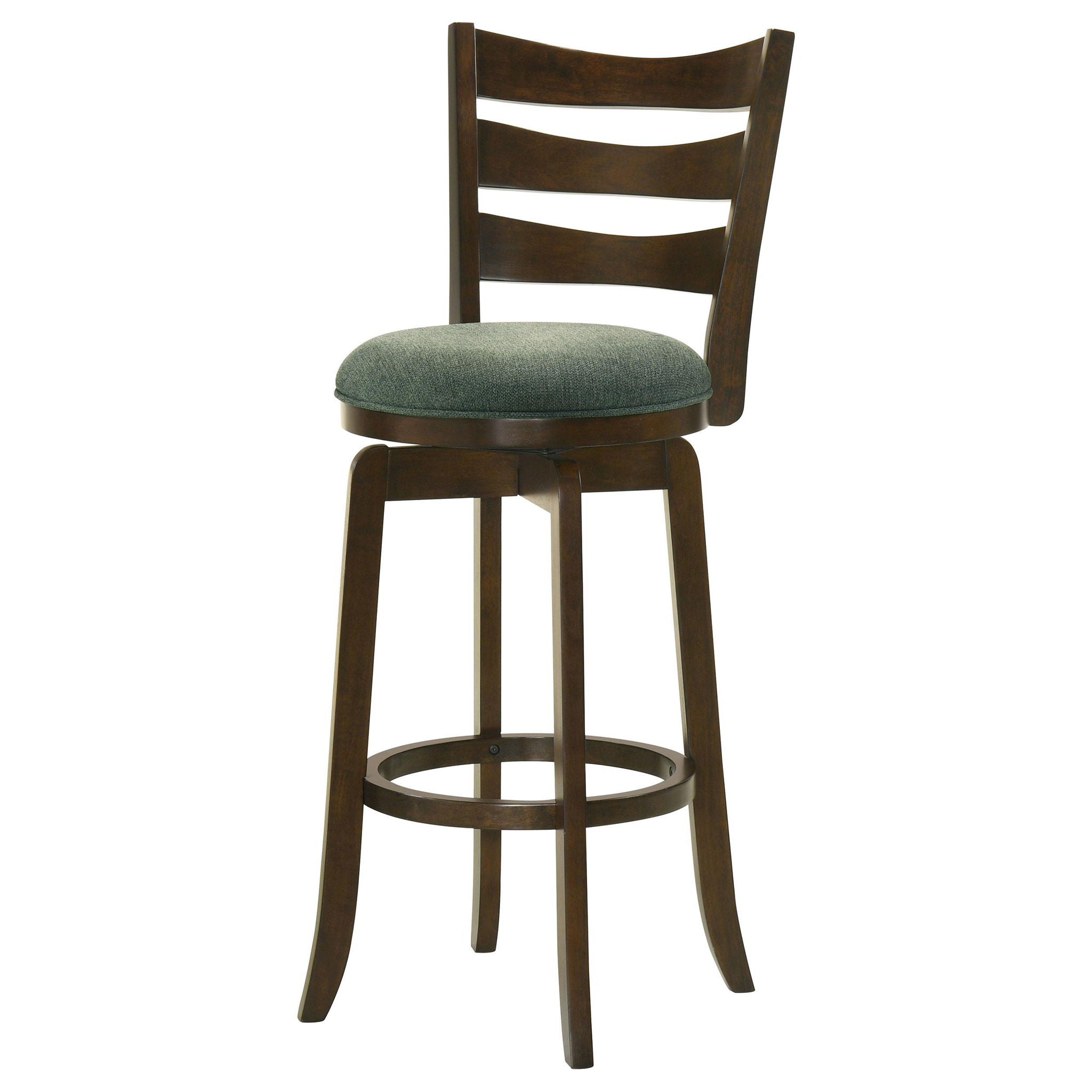 Murphy Wood Pub Height Swivel Bar Chair Hunter Green - Atlantic Fine Furniture Melbourne FL