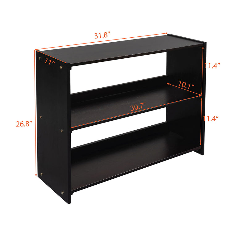 Loft Low Bed With Cabinets, Shelves And Slide