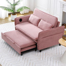 Modern Fabric Multi-Functional Sofa Bed With Adjustable Armrests And Backrests