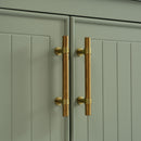 Elegant Bathroom Vanity With Ceramic Sink And Versatile Storage