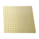 Modern 10" Square Rainfall Shower Head & Stainless Steel Wall Or Ceiling Mount Luxury Spa Shower Panel