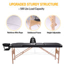 Massage Table Portable Bed With Carrying Case, Height Adjustable