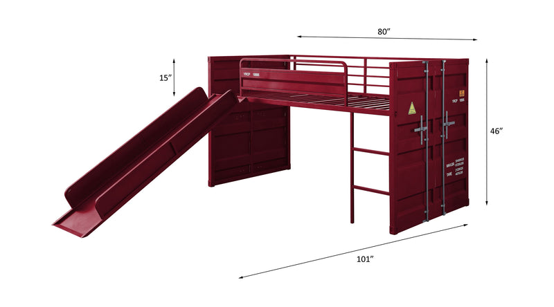 Cargo - Loft Bed w/Slide