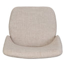 Modern Dining Chair With Iron Legs And Wood Finish