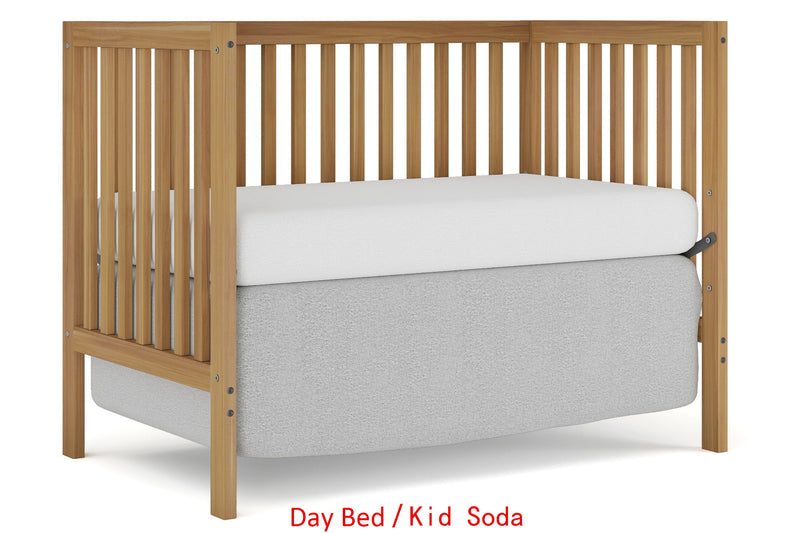 Crib 5 In 1 Convertible, Converts From Baby Crib To Toddler Bed, Fits Standard Full Size Crib Mattress