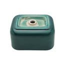 Square Vessel Bathroom Sink - Green