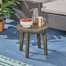 Outdoor Acacia Wood Side Table With Weather Resistance