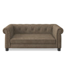 Modern Elegant Rectangle Pet Bed, Durable Elevated Dog Sofa