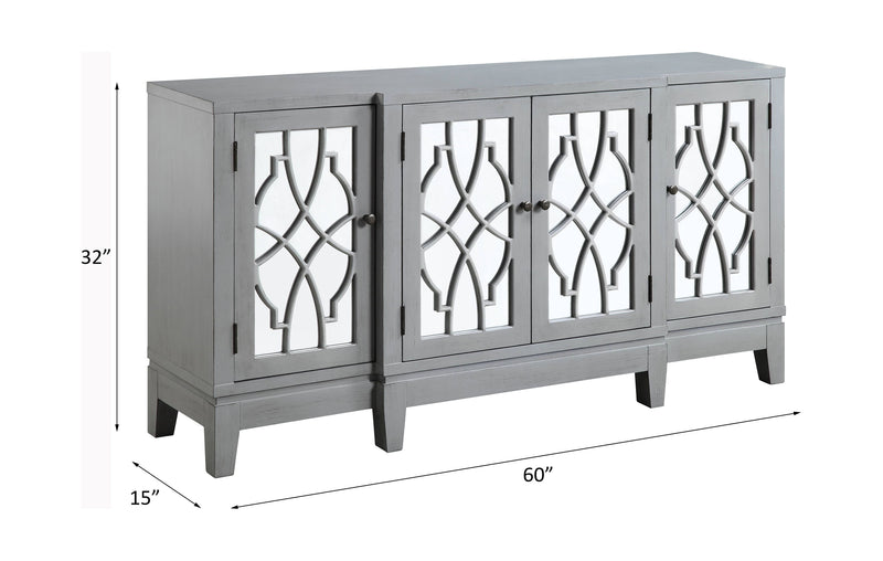 Magdi - Console Cabinet - Antique Gray