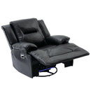 Home Theater Recliner Set Manual Recliner Chair With A LED Light Strip Two Built-In Cup Holders For Living Room