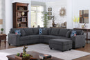 Cooper - Sectional Sofa With Ottoman And Cupholder