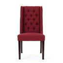 Sophisticated Tufted Dining Chair With High Back Design